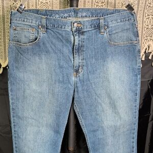 Men's Carhartt 40x30 Relaxed Fit Denim Jeans Rugged Flex Stretch